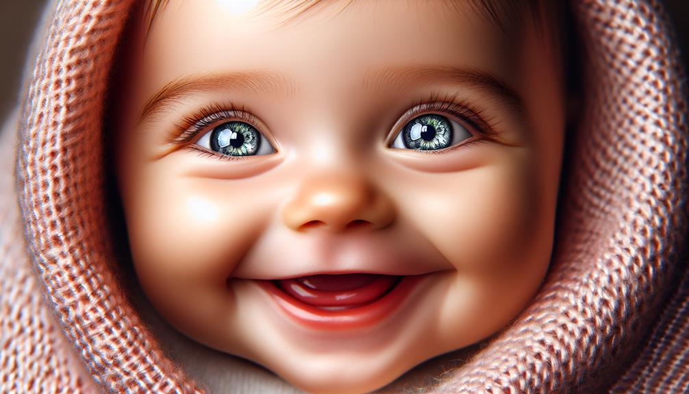 bright eyes joyful baby