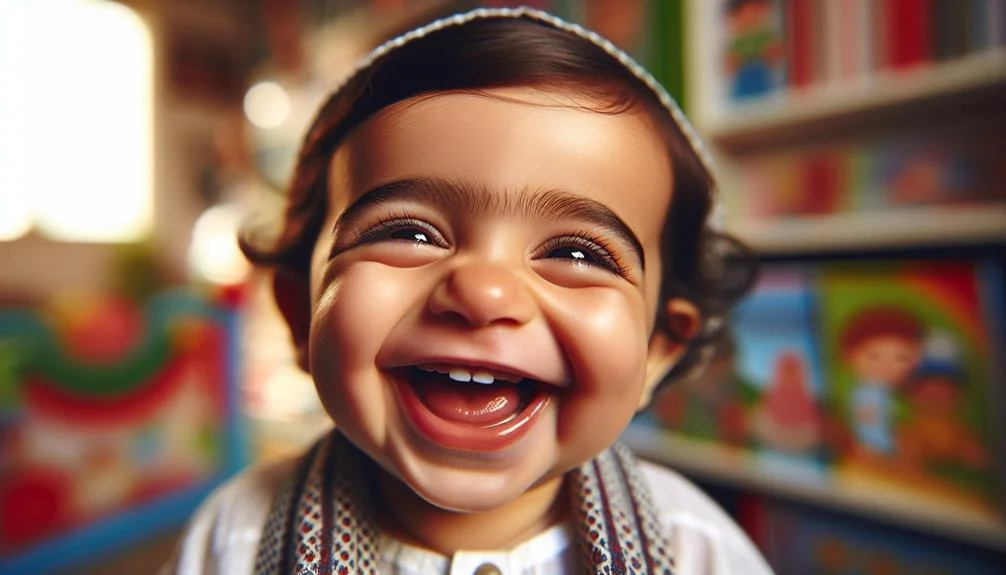 innocence in laughter found