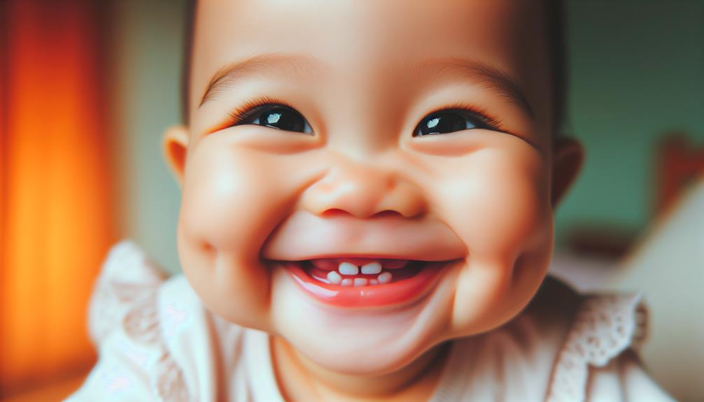 joy in baby smiles