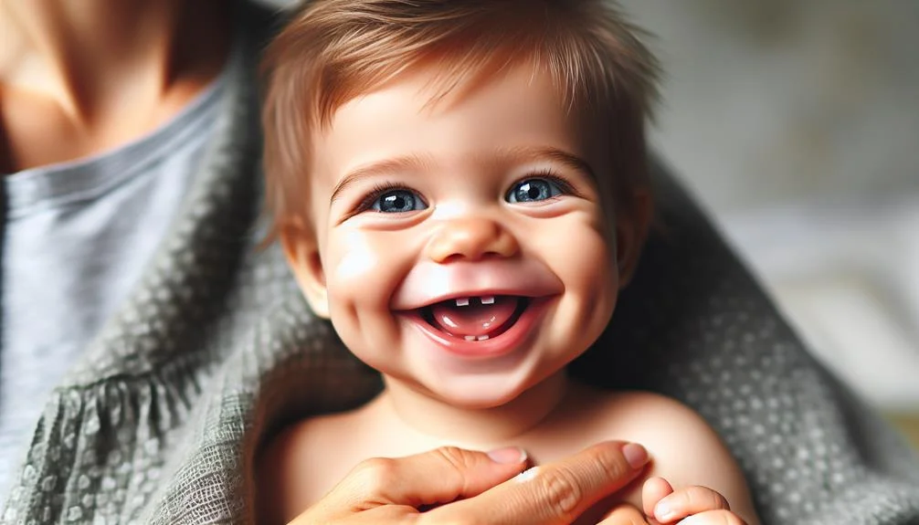 joy in infancy s smile