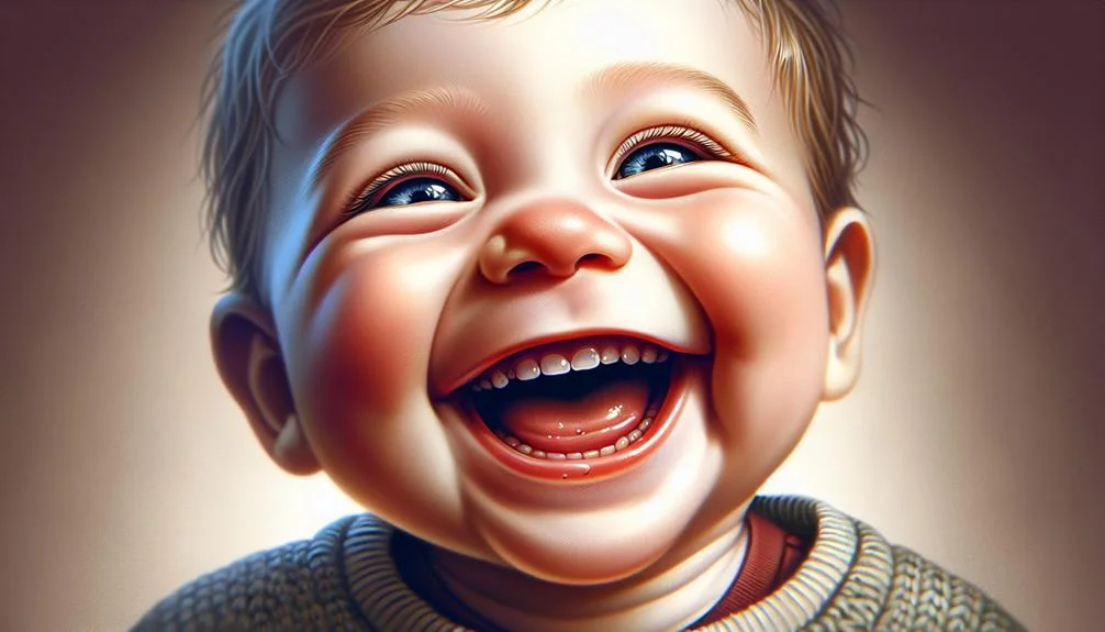 joyful quotes on baby smiles